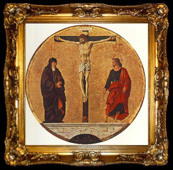 framed  COSSA, Francesco del The Crucifixion (Griffoni Polyptych) dfg, ta009-2